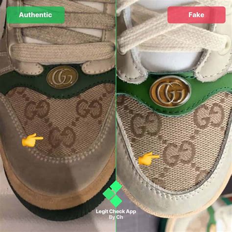 gucci bee shoes real vs fake